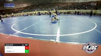 70 lbs Round Of 32 - Jayden Otto, Predator Wrestling vs Jackson Easley, Choctaw Ironman Youth Wrestling