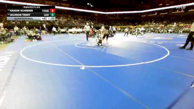 113 Class 4 lbs Quarterfinal - Kaison Schreier, Fort Osage vs Jackson Tenny, Lafayette (Wildwood)