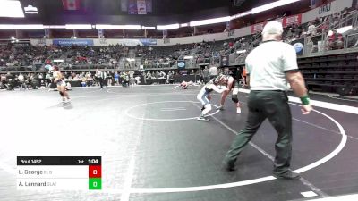 143 lbs Consi Of 8 #2 - Lily George, El Dorado Springs vs Audrey Lennard, Olathe East