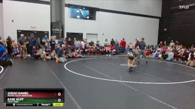 52 lbs Cons. Round 3 - Judah Daniel, Pelion Youth Wrestling vs Kase Huff, Team Tiger