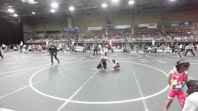 46 lbs Rr Rnd 3 - Everly Magallanes, Dumas WC vs Annelynn Hammond, Dragon Wrestling CO
