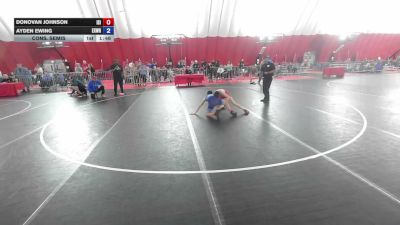 94 lbs Cons. Semis - Donovan Johnson, ISI vs Ayden Ewing, Excel Wrestling