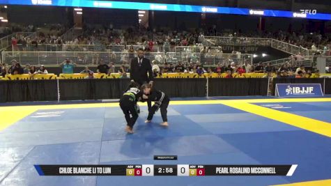 Pearl Rosalind McConnell vs Chloe Blanche Li To Lun 2025 Pan Kids Jiu-Jitsu IBJJF Championship