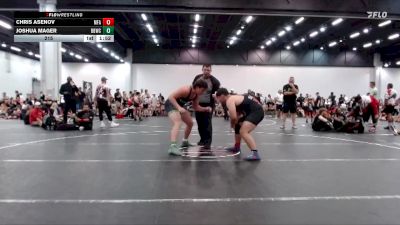 215 lbs Round 2 (4 Team) - Joshua Mager, Bulloch Bandits Wrestling Club vs Chris Asenov, MF Army