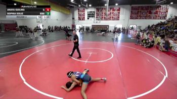 120 lbs Round 2 - Sophia Soliz, Wolves Den Wrestling Club vs Anaya Guiling, Yorba Linda