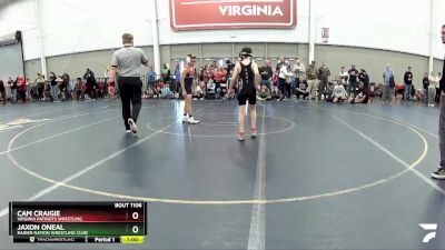 84 lbs Champ. Round 1 - Cam Craigie, Virginia Patriots Wrestling vs Jaxon Oneal, Raider Nation Wrestling Club