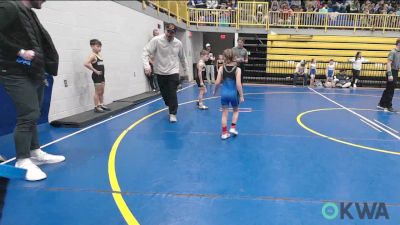 55 lbs Consolation - Jordyn Alexander, Team Guthrie Wrestling vs Lowen Johnson, Lincoln Christian