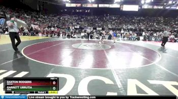 2A 152 lbs Cons. Round 1 - Daxton Rodgers, Declo vs Garrett Urrutia, Ririe