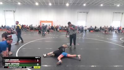 70 lbs Cons. Semi - Liam Johnson, Legacy Elite Wrestling vs Tripp Hepfner, Rebel Wrestling Club