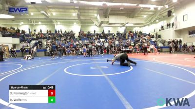 97 lbs Rr Rnd 2 - Camden Garrison, HURRICANE WRESTLING ACADEMY vs Abrianne Halapy, Tulsa Blue T Panthers