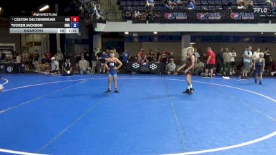 74 lbs Quarters - Colton Oeltjenbruns, Green River Grapplers vs Tucker Jackson, Contenders Wrestling Academy