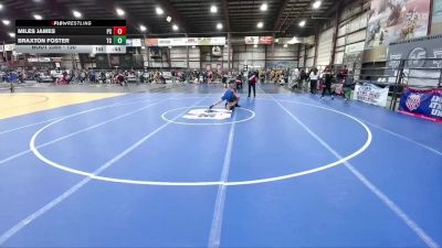 120 lbs Cons. Round 2 - Braxton Foster, Team Champs vs Miles James, Ponca Spears