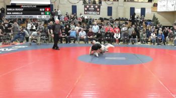 114 lbs Semifinal - Emilia Buggy, Northeast Metro Tech/Bishop Fenwick vs Mia Annello, Billerica