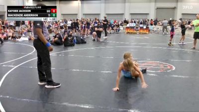 112 lbs Round 6 (10 Team) - Mackenzie Anderson, Washington Dual Team vs Kaydee Jackson, GA United
