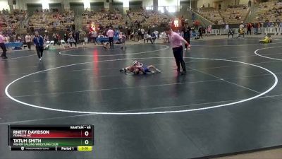 45 lbs Cons. Round 3 - Rhett Davidson, Franklin WC vs Tatum Smith, Higher Calling Wrestling Club