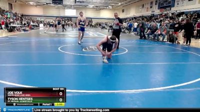 195 lbs Champ. Round 2 - Tyson Hentges, St. Michael-Albertville vs Joe Volk, White Bear Lake Area