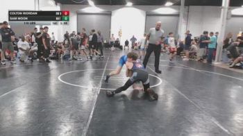 116 lbs Final - Colton Riordan, BW Barn - BHSE vs Sam Moon, Mat Warriors Fire - BHSE