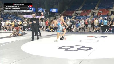 132 lbs Cons. Rd Of 16 - Robert Ruscitti, Illinois vs Tommy Marchetti, New Jersey