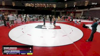 165 lbs Cons. Semi - Roger Mendoza, Del City Wrestling Club vs Joshua Henderson, Hurricane Wrestling Academy