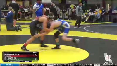 108 lbs Cons. Round 2 - Ruben Palafox, Woodlake vs Eli Wheeler, Orland Wrestling Club