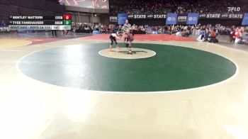 Boys 2A 113 lbs Cons. Round 2 - Tyee Fankhauser, Anacortes vs Bentley Mattern, East Valley (Yakima)