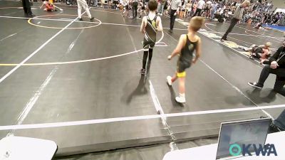 67 lbs Quarterfinal - Legend Dentis, Keystone Wrestling Club vs Landon Wilbur, Predator Wrestling