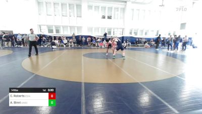 141 lbs Round Of 32 - Colin Roberts, Edinboro vs Andrew Binni, Unrostered NAPS