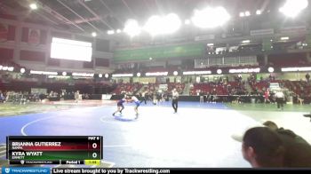132 lbs Champ. Round 1 - Kyra Wyatt, Emmett vs Brianna Gutierrez, Nampa