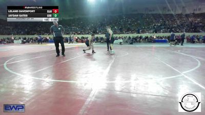 160 lbs Round Of 64 - Leland Davenport, Blanchard High School vs Jaydan Gates, Gore Public Schools