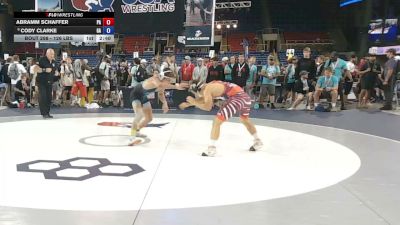 126 lbs Champ. Rd Of 128 - Abramm Schaffer, Pennsylvania vs Cody Clarke, Georgia