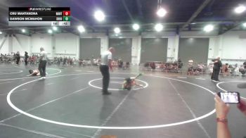 49 lbs Semifinal - Cru Mantanona, Mantanona TC vs Dawson McMahon, Shootbox WC