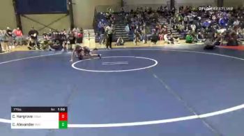 77 lbs Quarterfinal - Cohen Hargrove, Social Circle USA Takedown vs Carson Alexander, Guerrilla Wrestling Academy