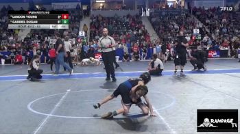 52 lbs 3rd Place Match - Gabriel Dugan, Kansas YG vs Landon Young, SC Punisher
