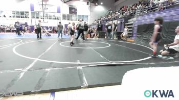 67 lbs Consi Of 8 #2 - Tucker Woods, Raw Wrestling Club vs Grayson Schultz, Team Tulsa Wrestling Club