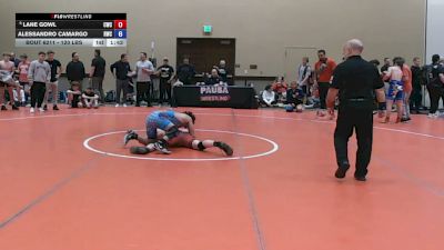 120 lbs Cons. Rd Of 16 - Lane Gowl, Cavalier Wrestling Club vs Alessandro Camargo, Ruthless Wrestling Club