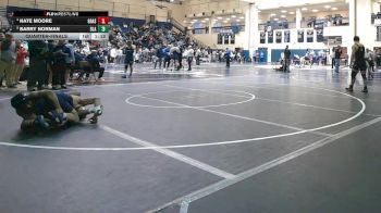 172 lbs Quarterfinal - Nate Moore, Grassfield vs Barry Norman, Blair Academy