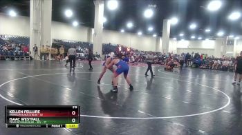 215 lbs Round 1 (6 Team) - Kellen Fellure, Franklin Black & Blue vs Isaac Westfall, Team Michigan Blue - DEV