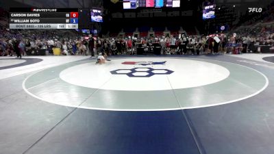 106 lbs Champ. Rd Of 64 - Carson Davies, CA vs William Soto, NY