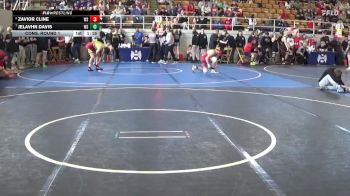 192 lbs Cons. Round 1 - Jelavhn Davis, Wilmington vs Zavior Cline, Shore Sports Club