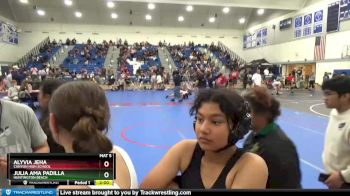 143 lbs Round 3 - Alyvia Jeha, Canyon High School vs Julia Ama Padilla, Huntington Beach