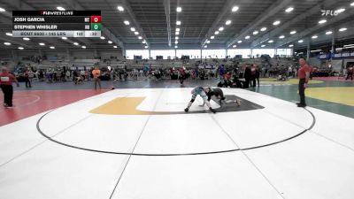 145 lbs Consi Of 8 #1 - Josh Garcia, MT vs Stephen Whisler, NH