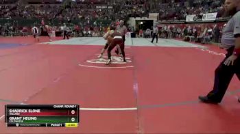 D3-165 lbs Champ. Round 1 - Grant Heuing, Coldwater vs Shadrick Slone, Willard