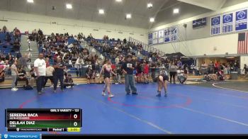121 lbs Quarterfinal - Delilah Diaz, Cchs vs Sereena Baca, LQ Blackhawks