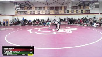 165 lbs Cons. Semi - Kodie Cooks, Cuesta College vs Marshall Beecham, Cuesta College