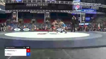 132 lbs Consi Of 64 #1 - Gil Mossburg, Washington vs Trey Dillow, Kansas