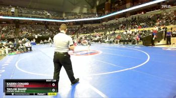 110 Class 1 lbs Cons. Round 1 - Kaiden Conard, El Dorado Springs vs Taylor Sharp, Central (Park Hills)