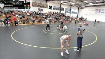 133 lbs Cons. Round 2 - Alex LaCava, Trine vs Logan Richardson, Marian