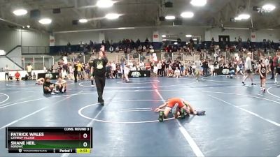 80 lbs Cons. Round 3 - Patrick Wales, Lathrup Village vs Shane Heil, NoRoWC