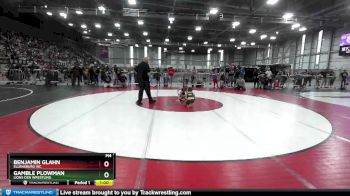 56 lbs Cons. Round 2 - Gamble Plowman, Lions Den Wrestling vs Benjamin Glahn, Ellensburg WC