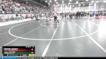 70 lbs Round 2 - Cruz Gaytan, Toppenish USA WC vs Ashton Leggett, White River Hornets WC